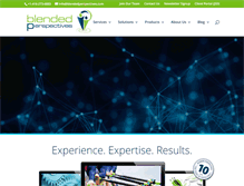 Tablet Screenshot of blendedperspectives.com